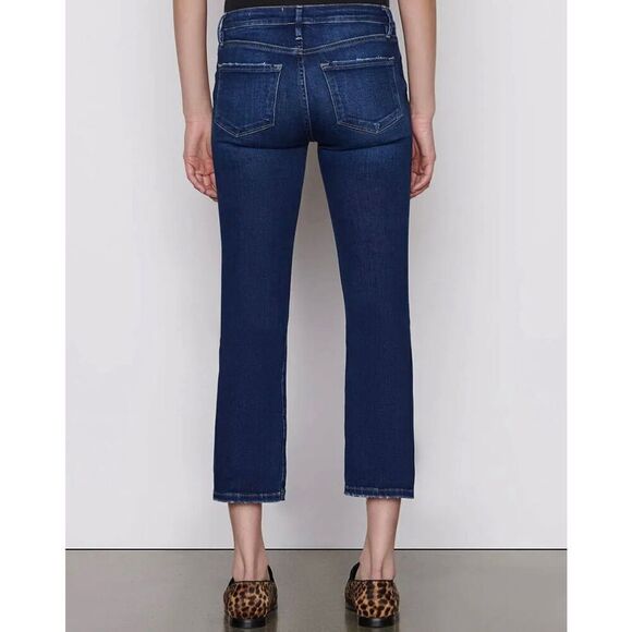 Frame Le Crop Mini Boot Degradable Jean in Terre Wash Size 27 - Picture 2 of 13